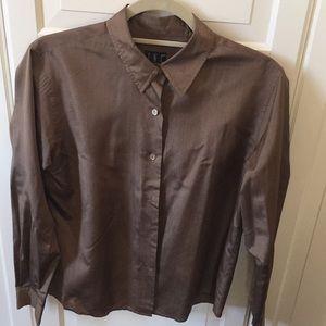 INC Silk Blouse